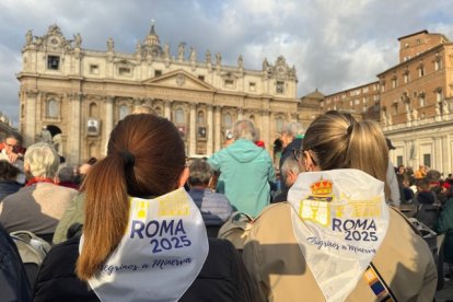 Peregrinación de la Cofradía Minerva y Veracruz a Roma por el año jubilar.