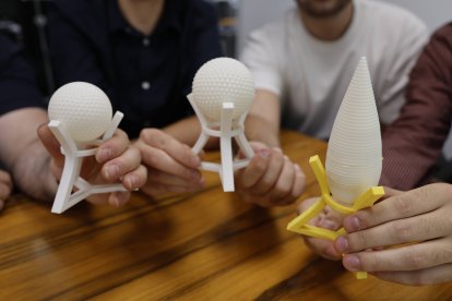 Representación del prototipo creado por los alumnos de cuarto de Ingeniería Aeroespacial.