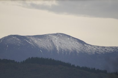 Nevada en El Morredero en Ponferrada.