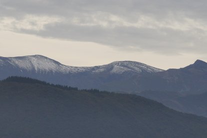 Nevada en El Morredero en Ponferrada.