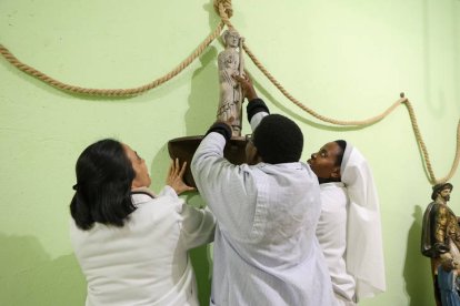 Preparación del primer centro de interpretación de vida monacal