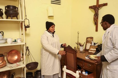 Preparación del primer centro de interpretación de vida monacal