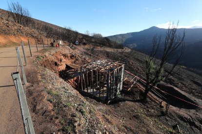 El plan de recuperación de Las Médulas avanza con la recuperación y la protección de infraestructuras y del entorno.