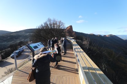 El plan de recuperación de Las Médulas avanza con la recuperación y la protección de infraestructuras y del entorno.