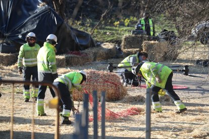 El plan de recuperación de Las Médulas avanza con la recuperación y la protección de infraestructuras y del entorno.
