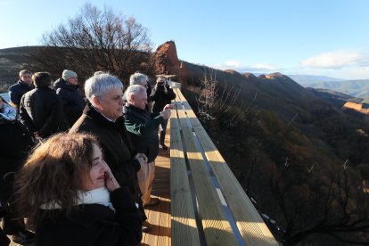 El plan de recuperación de Las Médulas avanza con la recuperación y la protección de infraestructuras y del entorno.