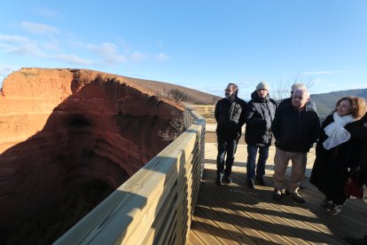 El plan de recuperación de Las Médulas avanza con la recuperación y la protección de infraestructuras y del entorno.