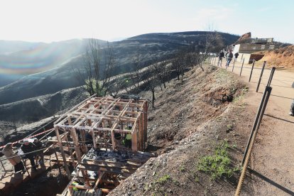 El plan de recuperación de Las Médulas avanza con la recuperación y la protección de infraestructuras y del entorno.
