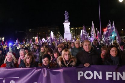 Manifestación por el 25-N en León.
