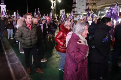 Manifestación por el 25-N en León.