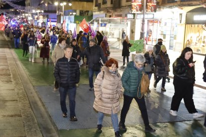 Manifestación por el 25-N en León.
