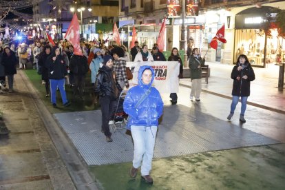 Manifestación por el 25-N en León.
