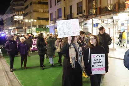 Manifestación por el 25-N en León.