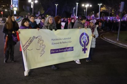 Manifestación por el 25-N en León.