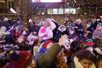 Encendido de las luces de Navidad en León 2025.