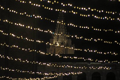 Encendido de las luces de Navidad en León 2025.