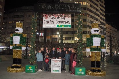 Encendido de las luces de Navidad en León 2025.