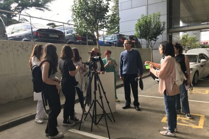 Diferentes momentos del rodaje.