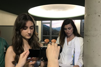 Diferentes momentos del rodaje.