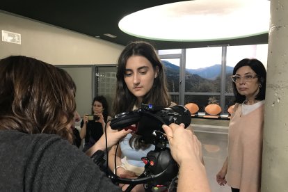 Diferentes momentos del rodaje.