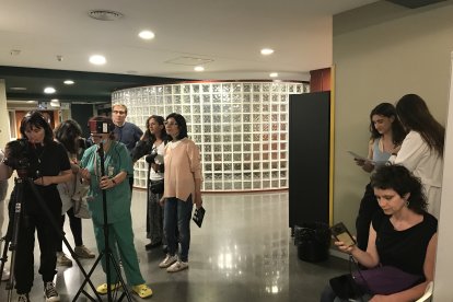 Diferentes momentos del rodaje.