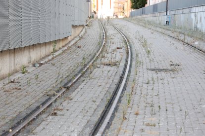 Dejadez y abandono de la línea de Ancho Métrico en León.