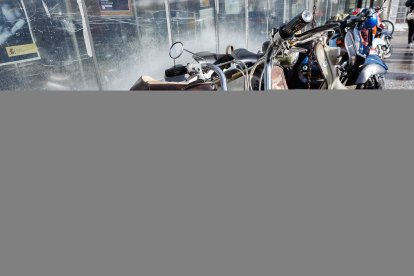 La 'Scooter Run' recorre las calles de León.