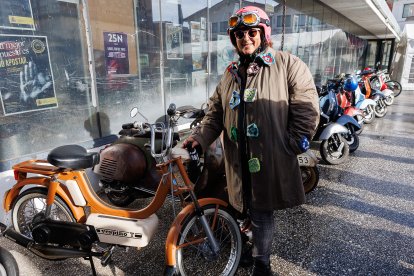 La 'Scooter Run' recorre las calles de León.