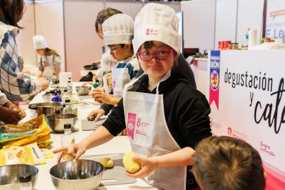 Taller inclusivo en la Feria de Productos de León.
