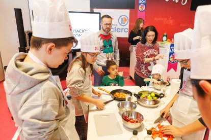 Taller inclusivo en la Feria de Productos de León.