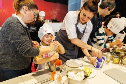 Taller inclusivo en la Feria de Productos de León.