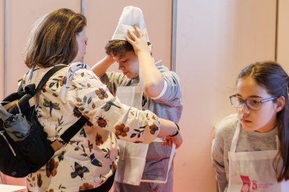 Taller inclusivo en la Feria de Productos de León.