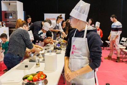 Taller inclusivo en la Feria de Productos de León.