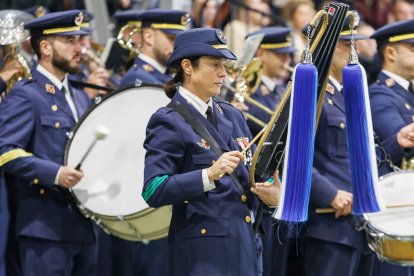 Jura de bandera de la Academia Básica del Aire por la Virgen del Loreto.