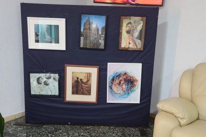 Varias de las obras de la exposición.