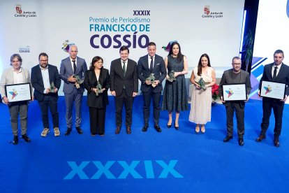 Acto de entrega de la XXXIX edición de los Premios de Periodismo ‘Francisco de Cossío’.