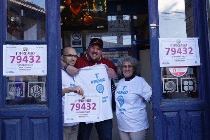 Alegría la en administración de lotería de La Pola de Gordón