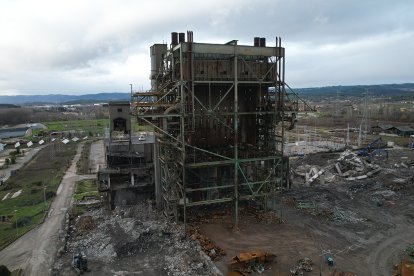 Trabajos de desmantelamiento.