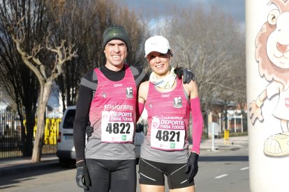 Guillermo y Marta García, los hermanos triunfadores en la carrera absoluta.