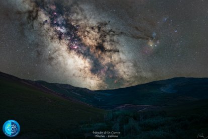 Vista nocturna desde el Mirador de Los Ciervos de Valdavido.