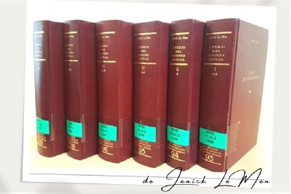 Versión impresa del Léxico del leonés actual de Janick Le Men.