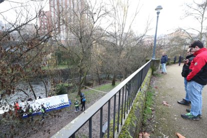 Un momento del rescate