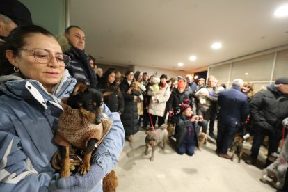 Festividad de San Antón en la iglesia de La Rosaleda de Ponferrada