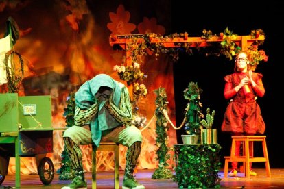Una escena de 'La cigarra y la hormiga'.