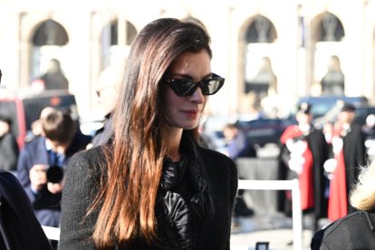 ROME (Italy), 23/01/2026.- Bruce Hoeksema attends Valentino Garavani's funeral at the Basilica of Our Lady of the Angels and the Martyrs in Rome, Italy, 23 January 2026. Valentino passed away at the age of 93 at his home in Rome on 19 January 2026. (Moda, Italia, Roma) EFE/EPA/MASSIMO PERCOSSI