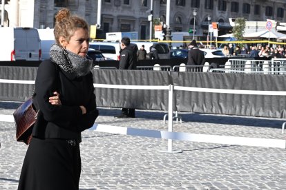 ROME (Italy), 23/01/2026.- Daniele Ferretti attends Valentino Garavani's funeral at the Basilica of Our Lady of the Angels and the Martyrs in Rome, Italy, 23 January 2026. Valentino passed away at the age of 93 at his home in Rome on 19 January 2026. (Moda, Italia, Roma) EFE/EPA/MASSIMO PERCOSSI