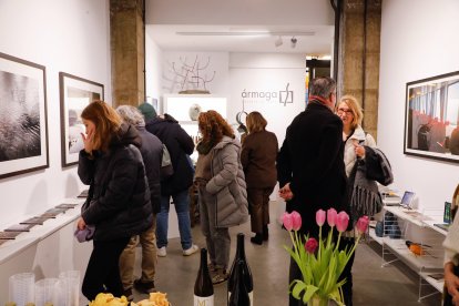 Un momento de la exposición.