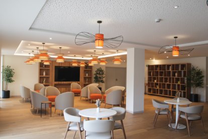 Imagen del salón del vestíbulo principal.