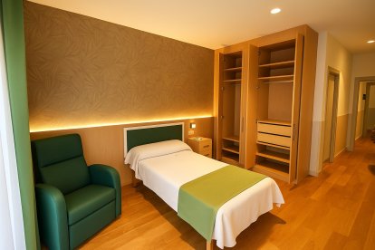 Ejemplo de habitación individual.