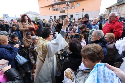 Bendición de panes en Cacabelos